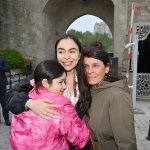 Вице-президент Фонда Гейдара Алиева Лейла Алиева и руководитель Баку Медиа Центра Арзу Алиева посетили Международный фестиваль ковра (ФОТО)