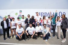 «Скорость, энергия, вкус — с Xırdalan 0.0 на Бакинском марафоне!» (ФОТО)