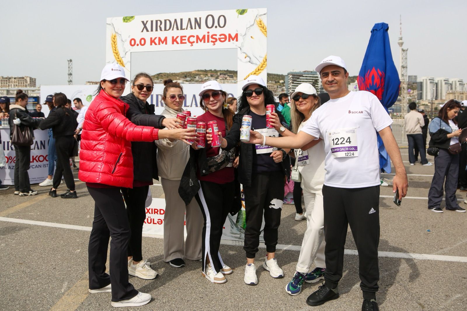 «Скорость, энергия, вкус — с Xırdalan 0.0 на Бакинском марафоне!» (ФОТО)