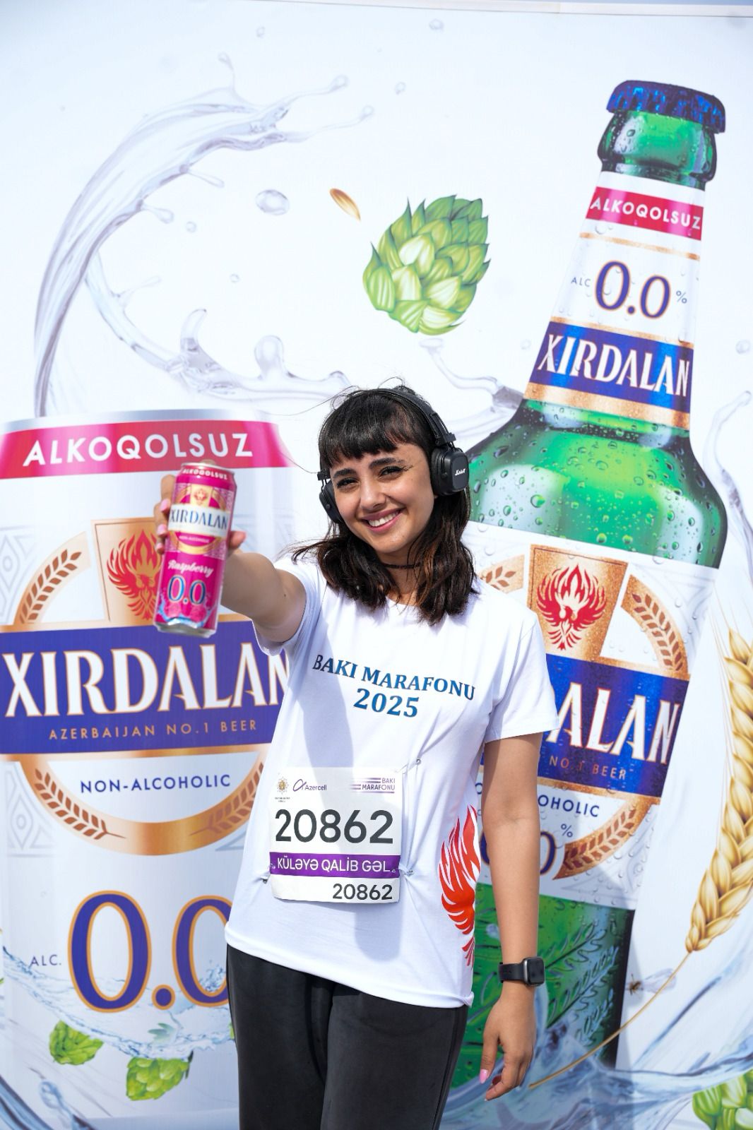 «Скорость, энергия, вкус — с Xırdalan 0.0 на Бакинском марафоне!» (ФОТО)