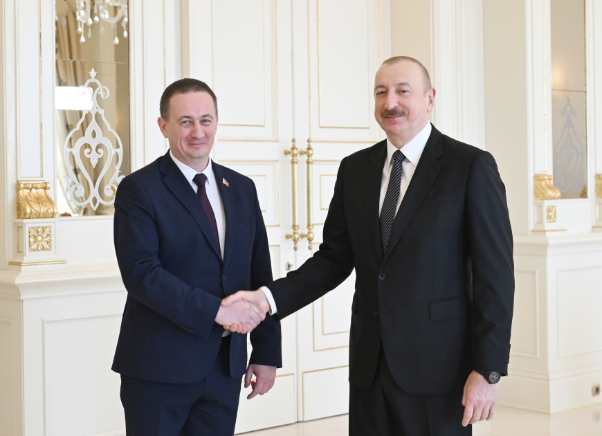 Президент Азербайджана Ильхам Алиев принял премьер-министра Беларуси (ФОТО/ВИДЕО)