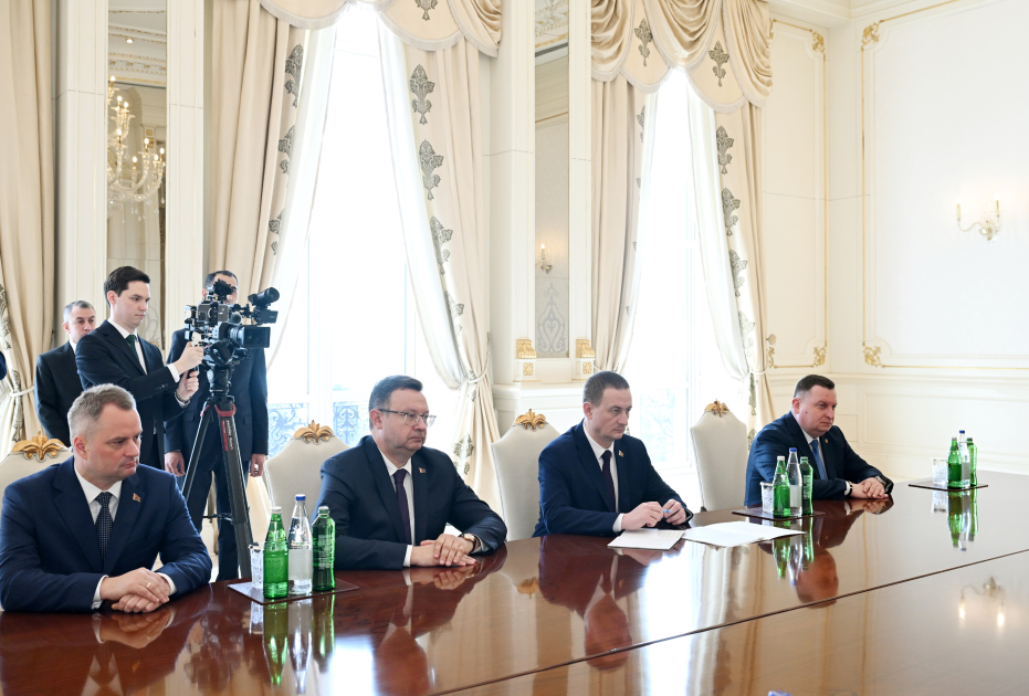 Президент Азербайджана Ильхам Алиев принял премьер-министра Беларуси (ФОТО/ВИДЕО)