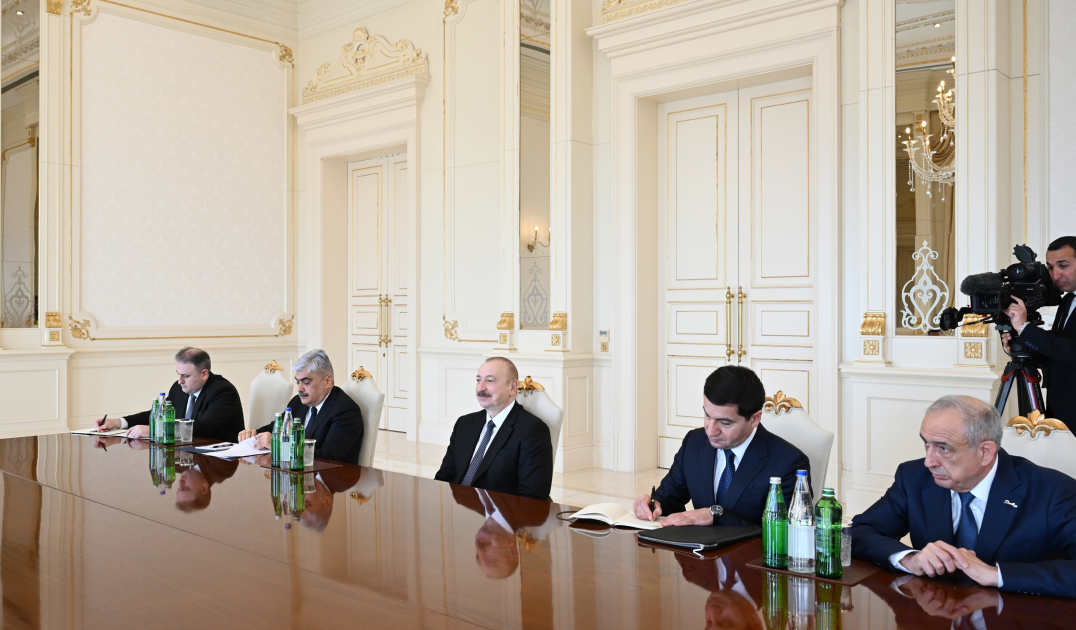 Президент Азербайджана Ильхам Алиев принял премьер-министра Беларуси (ФОТО/ВИДЕО)