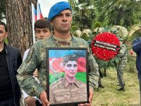 В Агджабеди преданы земле останки шехида Первой Карабахской войны (ФОТО)