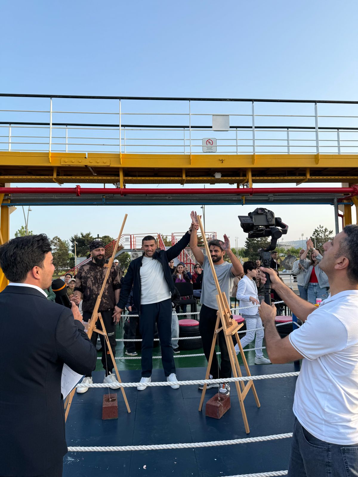 Ни секунды на паузу!  В Баку прошло реалити-арт-шоу на палубе легендарного корабля  (ФОТО)