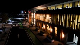 Опубликованы фотокадры Агдамского железнодорожного и автовокзального комплекса