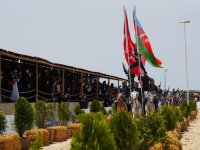 Президент Реджеп Тайип Эрдоган и его супруга наблюдали за выступлением азербайджанских участников на Фестивале этноспорта и культуры (ФОТО)