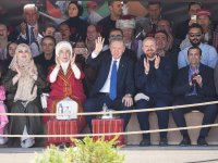 Президент Реджеп Тайип Эрдоган и его супруга наблюдали за выступлением азербайджанских участников на Фестивале этноспорта и культуры (ФОТО)