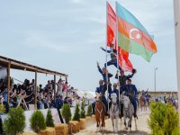 Президент Реджеп Тайип Эрдоган и его супруга наблюдали за выступлением азербайджанских участников на Фестивале этноспорта и культуры (ФОТО)