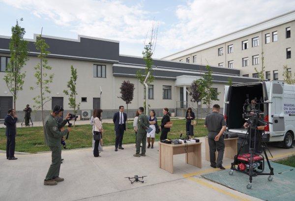 Азербайджанская делегация ознакомилась с деятельностью пресс-службы минобороны Узбекистана (ФОТО)