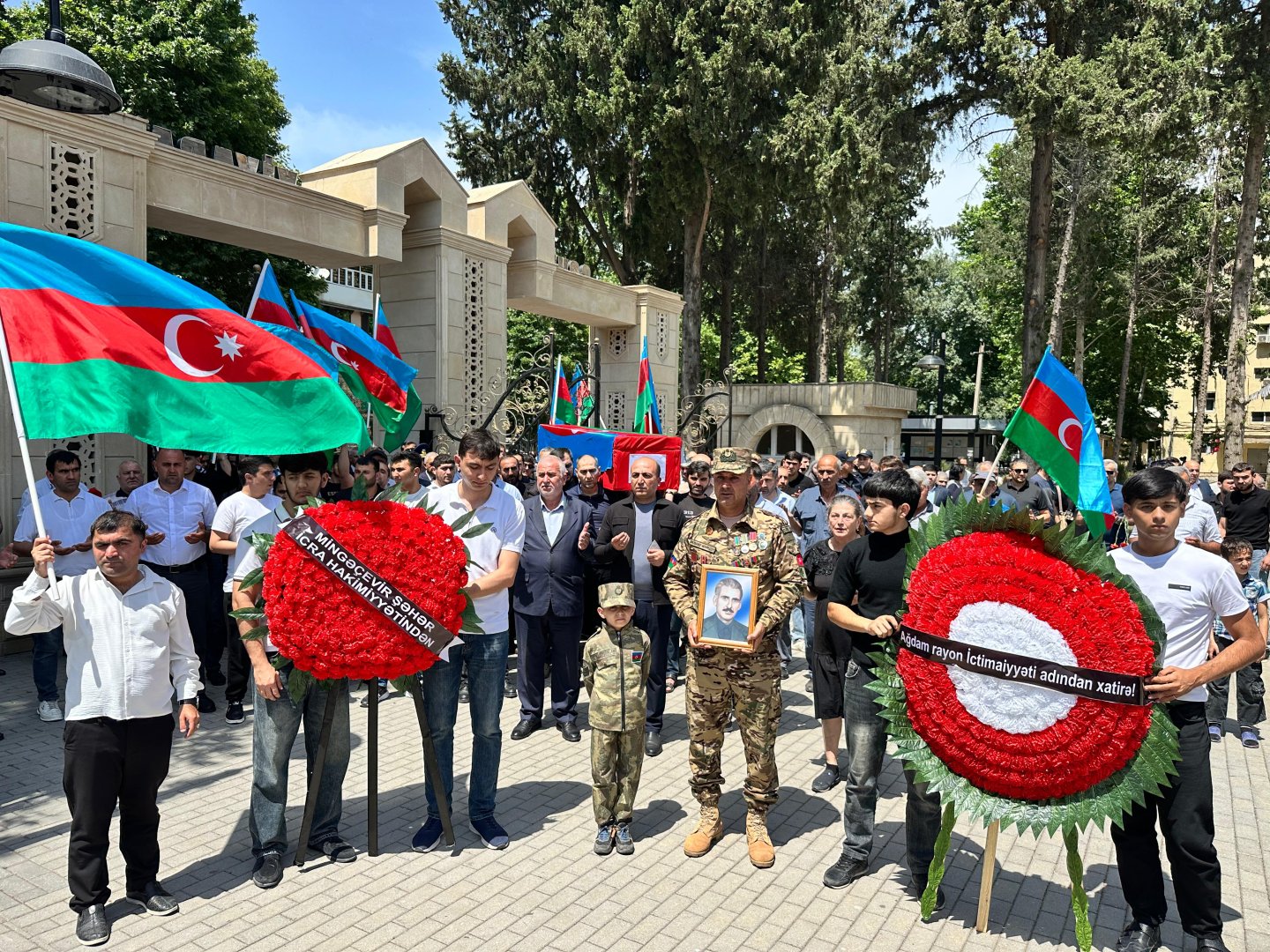 В Мингячевире захоронены останки шехида Первой Карабахской войны (ФОТО)