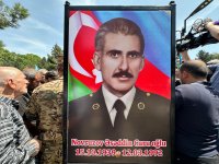 В Мингячевире захоронены останки шехида Первой Карабахской войны (ФОТО)