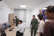 Азербайджанская делегация ознакомилась с деятельностью пресс-службы минобороны Узбекистана (ФОТО)