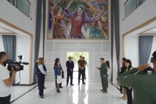 Азербайджанская делегация ознакомилась с деятельностью пресс-службы минобороны Узбекистана (ФОТО)