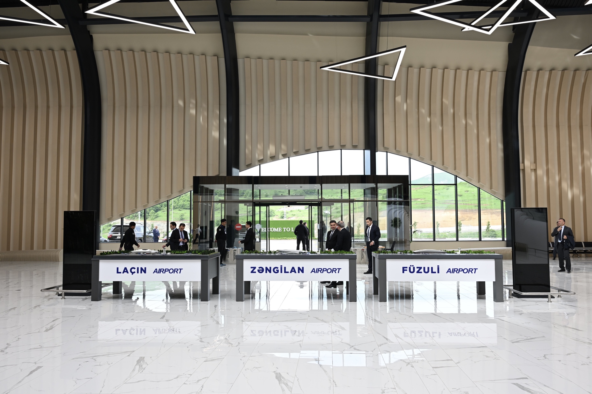 Президент Ильхам Алиев и Реджеп Тайип Эрдоган приняли участие в церемонии открытия Лачинского международного аэропорта (ФОТО/ВИДЕО)