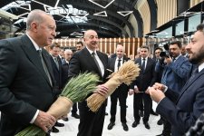 Президент Ильхам Алиев и Реджеп Тайип Эрдоган приняли участие в церемонии открытия Лачинского международного аэропорта (ФОТО/ВИДЕО)