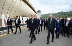 Президент Ильхам Алиев и Реджеп Тайип Эрдоган приняли участие в церемонии открытия Лачинского международного аэропорта (ФОТО/ВИДЕО)