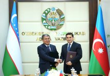 Азербайджан и Узбекистан подписали Программу сотрудничества между министерствами юстиции (ФОТО)