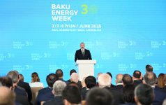 Президент Ильхам Алиев выступил на официальной церемонии открытия 30-й юбилейной выставки Caspian Oil and Gas, 13-й выставки Caspian Power и 30-го Baku Energy Forum (ФОТО/ВИДЕО)
