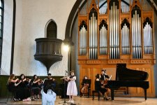 Отмечено 70-летие Детской музыкальной школы имени Гусейнгули Сарабского (ФОТО)