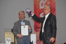 Представители Азербайджана приняли участие в конференции в связи с 50-летием книги Олжаса Сулейменова "Аз и Я" в Алматы (ФОТО)