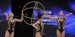 Азербайджанские гимнастки приняли участие в чемпионате Европы в Эстонии (ФОТО)