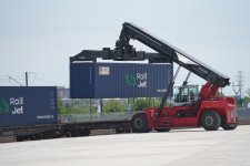 В Поти состоялось официальное открытие контейнерного терминала мультимодального комплекса (ФОТО)