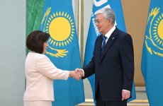 Президент Казахстана встретился с главами парламентов государств-участников ТЮРКПА (ФОТО)