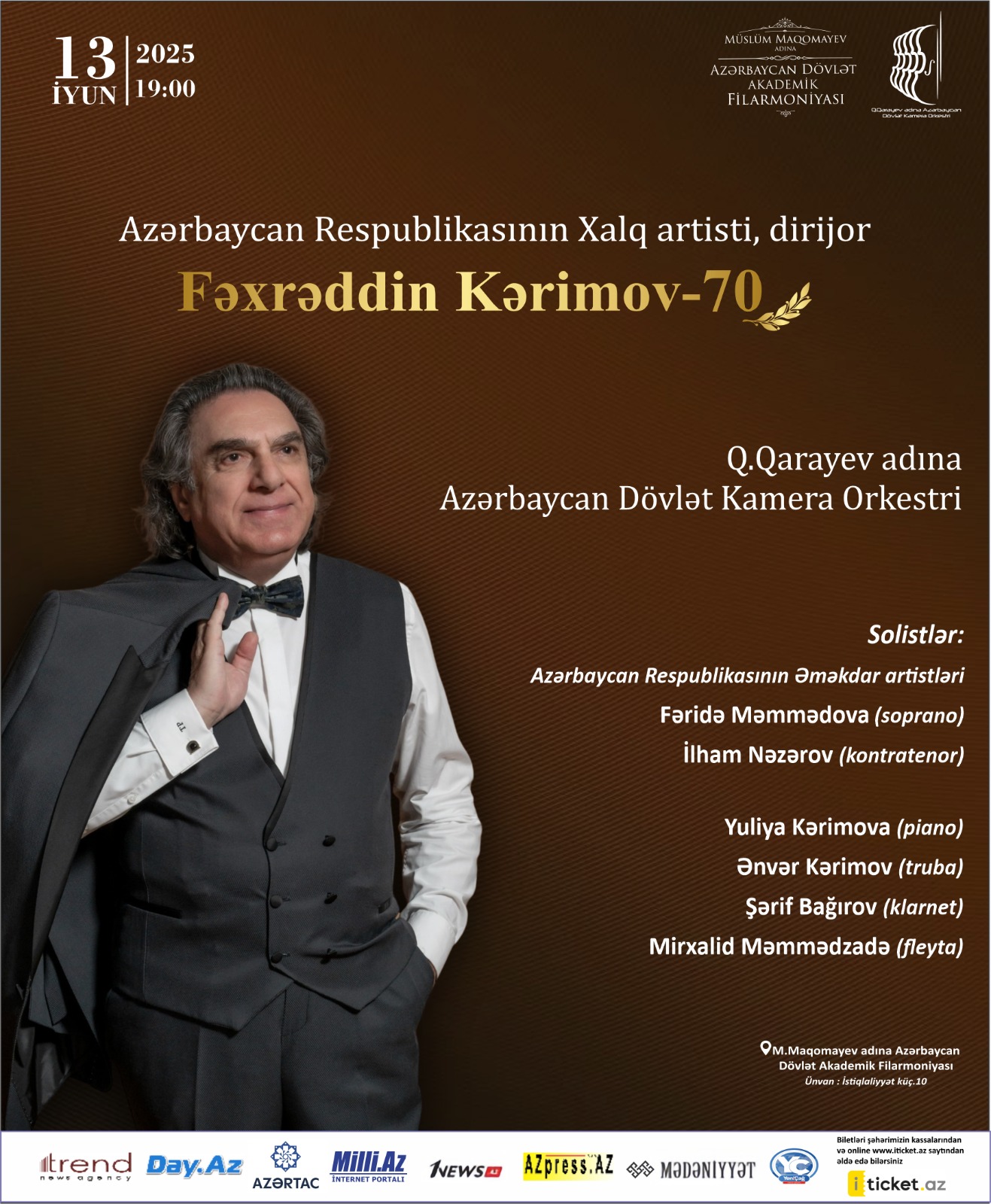 Любовь к великому искусству - отмечен юбилей Маэстро Фахраддина Керимова (ФОТО)