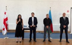 В Грузии прошла I региональная олимпиада по азербайджанскому языку (ФОТО)