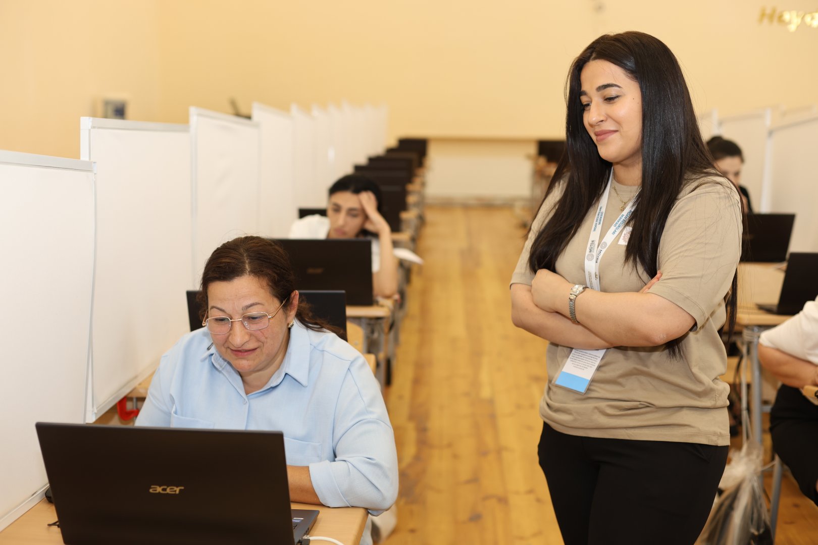 Учителя с освобожденных от оккупации территорий Азербайджана впервые прошли сертификационные экзамены (ФОТО)