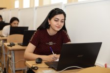 Учителя с освобожденных от оккупации территорий Азербайджана впервые прошли сертификационные экзамены (ФОТО)