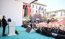 Президент Ильхам Алиев и Президент Реджеп Тайип Эрдоган приняли участие в церемонии открытия "Азербайджанского квартала" в турецком Кахраманмараше (ФОТО/ВИДЕО)