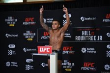 В Баку состоялась официальная церемония взвешивания участников UFC Fight Night (ФОТО)