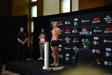В Баку состоялась официальная церемония взвешивания участников UFC Fight Night (ФОТО)