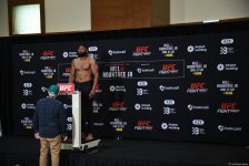 В Баку состоялась официальная церемония взвешивания участников UFC Fight Night (ФОТО)
