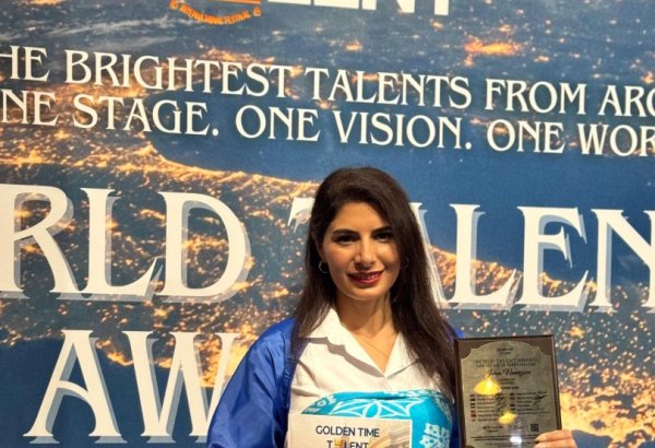 Джахан Намазова удостоена первой награды Golden Time Talent Festival 2025 в Лондоне (ВИДЕО, ФОТО)