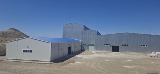 На новом предприятии по производству стройматериалов в Геранбое обеспечены постоянной работой 200 человек (ФОТО)