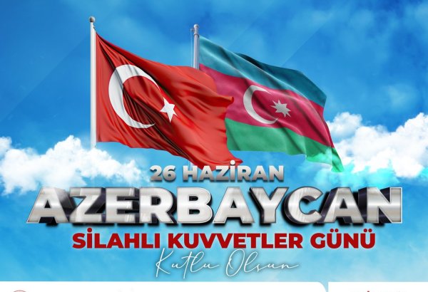 Минобороны Турции поздравило Азербайджан с Днем Вооруженных сил