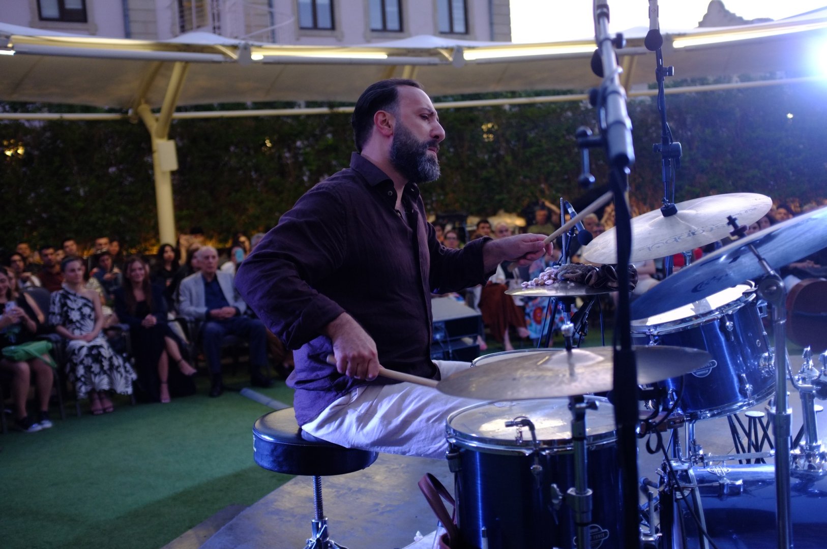 Музыкальное приключение в Баку со всемирно известным джазменом Майком дель Ферро (ВИДЕО, ФОТО)