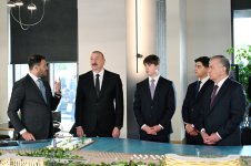 Президент Ильхам Алиев и Президент Шавкат Мирзиёев посетили центр отдыха Sea Breeze (ФОТО/ВИДЕО)
