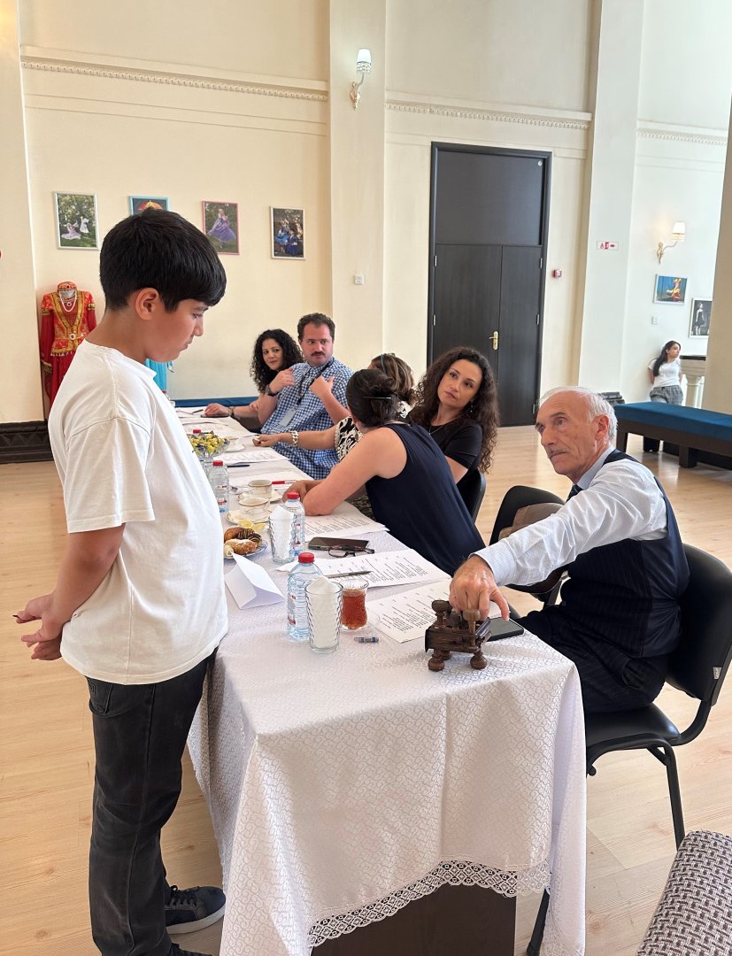 В Азербайджанской детской филармонии прошло прослушивание для выявления новых талантов (ФОТО)