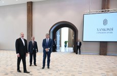 Президент Ильхам Алиев принял участие в открытии Ханкендинского Конгресс-центра (ФОТО/ВИДЕО)