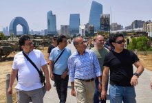 Марокканские журналисты находятся с визитом в Азербайджане (ФОТО)