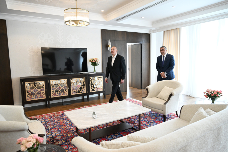 Президент Ильхам Алиев принял участие в открытии Ханкендинского Конгресс-центра (ФОТО/ВИДЕО)