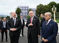 Искренняя беседа Президента Ильхама Алиева с Эрдоганом и Шахбазом Шарифом в Ханкенди (ФОТО/ВИДЕО)