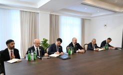 Президент Ильхам Алиев принял в Ханкенди министра промышленности и передовых технологий Объединенных Арабских Эмиратов (ФОТО/ВИДЕО)