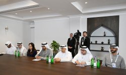 Президент Ильхам Алиев принял в Ханкенди министра промышленности и передовых технологий Объединенных Арабских Эмиратов (ФОТО/ВИДЕО)