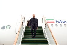 Президент Ирана Масуд Пезешкиан прибыл с визитом в Азербайджан (ФОТО)