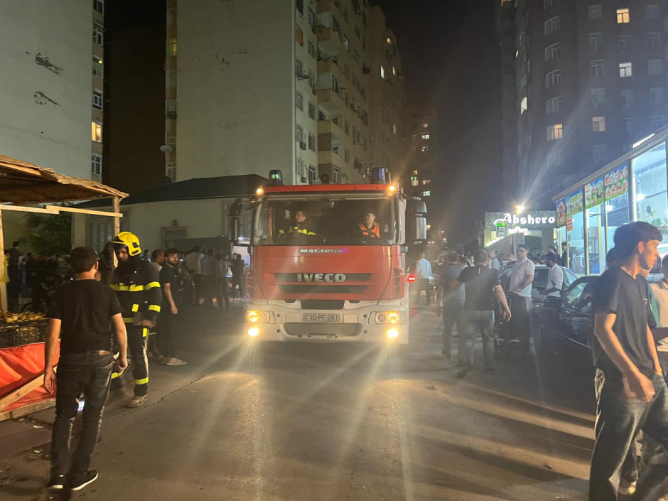 В Абшеронском районе произошел взрыв в квартире, есть пострадавшие (Обновлено) (ФОТО/ВИДЕО)